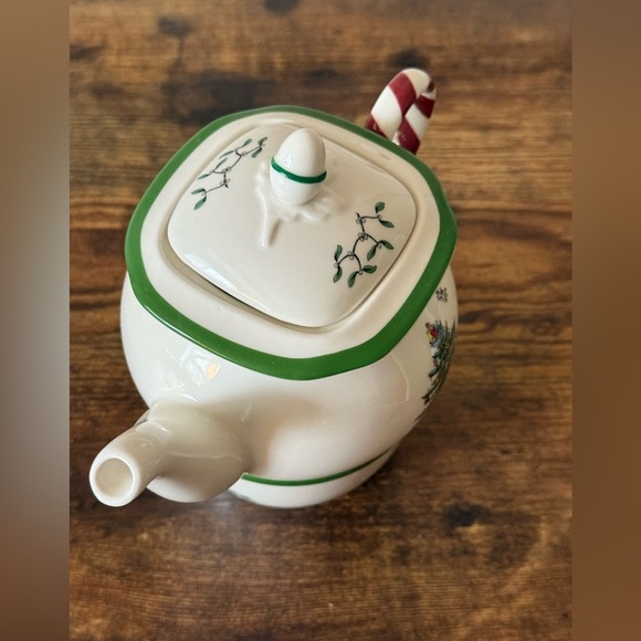 Spode Christmas Tree 3-Cup Peppermint Tea for One Set - New in Box - Picture 2 of 15